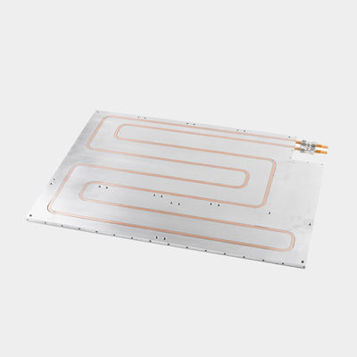 Diseno térmico de placa fría de aluminio con alta conductividad térmica y velocidad de flujo