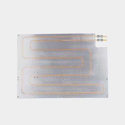 Diseno térmico de placa fría de aluminio con alta conductividad térmica y velocidad de flujo
