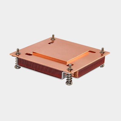 Montaje de tornillo de disipador de calor con aleta de cobre para AMD Intel GPU/CPU