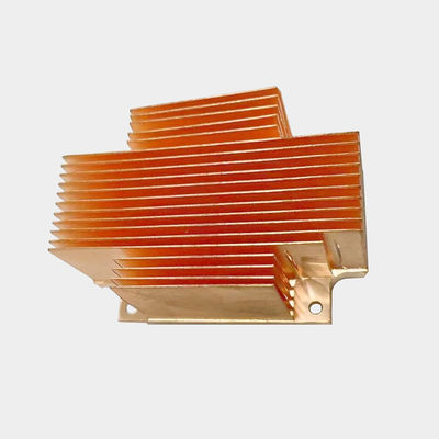 Cubierto de calor de aleta de cobre puro conductividad térmica Cubierto de calor de aleta para dispositivos electrónicos