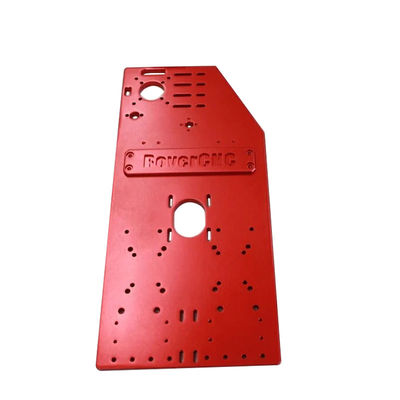 Placa de montaje eléctrica de aluminio anodizado CNC con alta durabilidad