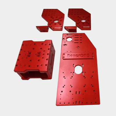 Placa de montaje eléctrica de aluminio anodizado CNC con alta durabilidad