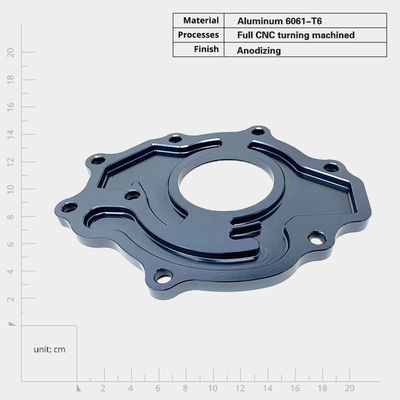 Panel decorativo de aluminio anodizado cepillado para montaje de tornillo de recinto electrónico