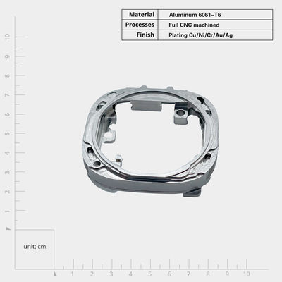 100% de inspección de piezas de aluminio de fundición personalizada con proceso CNC de alta precisión