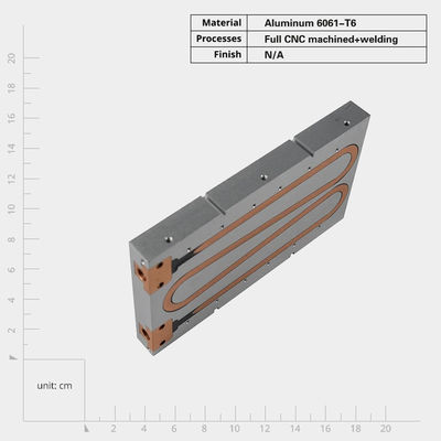 Placa de frío líquido de aluminio perfecta para la disipación de calor en varios dispositivos electrónicos