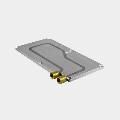 El sumidero de calor de placa fría de aluminio con alta velocidad de flujo y método de montaje por tornillo