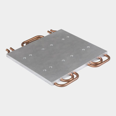 Envase montado en aluminio de refrigeración líquida de placa fría disipador de calor para control de temperatura extrema