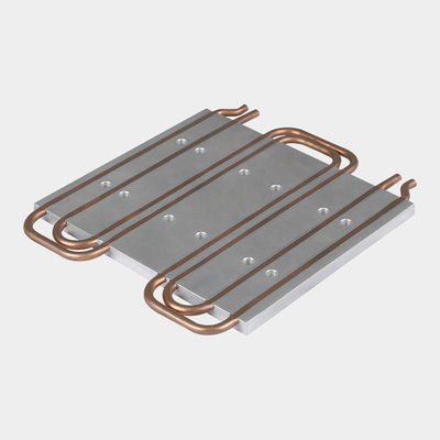 Envase montado en aluminio de refrigeración líquida de placa fría disipador de calor para control de temperatura extrema