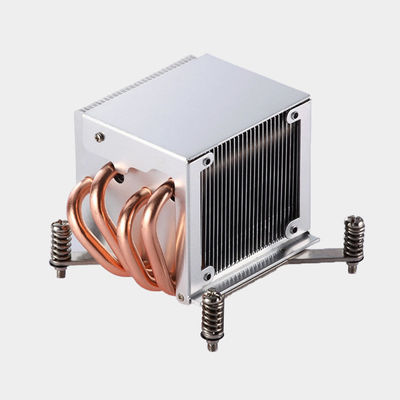 Intercambiador de calor de aleta y tubo de densidad de aleta y tubo esquivado personalizado para dispositivos electrónicos
