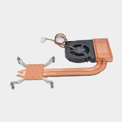 Exchanger de calor de cobre puro Fin tubo de disipador de calor personalizado para aplicaciones de refrigeración