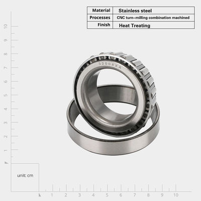 Partes mecanizadas de precisión con rodamientos de rodillos cónicos para máquinas de perforación CNC
