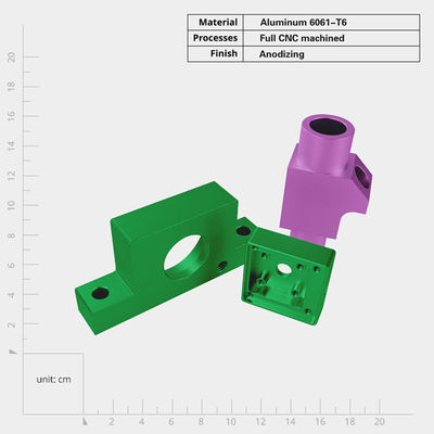 Partes de máquinas de ingeniería CNC de precisión con tolerancia de 0,001 mm