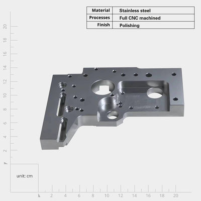 Partes de molienda de superficie mecanizada por CNC personalizadas con tolerancia de molienda de -0,001 mm