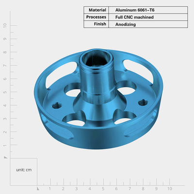 Partes mecanizadas CNC personalizadas con dureza y tolerancia de flexibilidad 0,001 mm